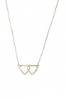 Halsband dubbel hj�rtan, Gemini