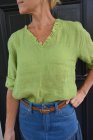 Fanny linneblus �ppelgr�n, S/M, J�rlevik