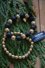Armband svart/guld, 450-25, Gemini