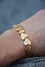 Armband hjrtan, "guld", Gemini