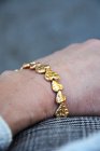 Armband hjrtan, "guld", Gemini