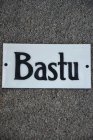 Emaljskylt Bastu