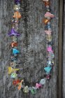 Halsband glasprlor, olika frger, Gemini