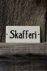 Emaljskylt Skafferi