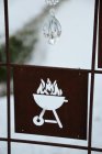 Skylt till armeringsnt, Grillning