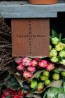 Skylt till armeringsnt, "TRDGRDSLIV"