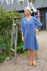 Linnekl�nning jeansbl�, L/XL, J�rlevik
