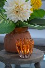 Glaslykta b�rnstensf�rgad