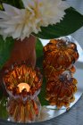 Glaslykta b�rnstensf�rgad