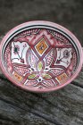Marockansk skl "rosa/rd" Zahara, 15 cm