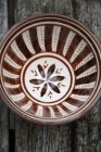 Marockansk skl Chocolate Stripe, 10 cm