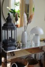 Belysning, "Pampasgrs, beige, batteri