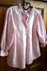 Blus med brodyr, rosa, L/XL, Mix By Heart