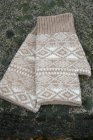 M�nsterstickade pulsv�rmare Taupe