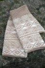 M�nsterstickade pulsv�rmare Taupe