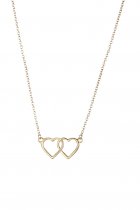 Halsband dubbel hj�rtan, Gemini