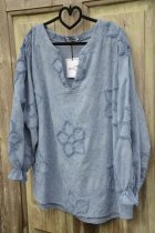 Blus Melanie jeansbl�, L/XL, Mix By Heart