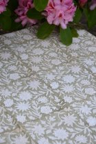 Duk Fleur grn, 150x300, Olsson & Jensen