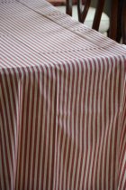 Duk randig r�d/vit, 136x300