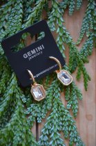 rhnge ring med stor klar kristall, 197-25, Gemini