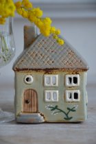 Hus Nyhavn mini gr�n/gr�, Ib Laursen