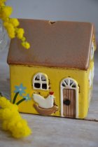 Hus Nyhavn mini gul m h�na, Ib Laursen