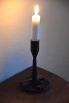 Ljusstake smide 16 cm svart