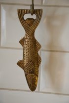 Kapsyl�ppnare Fisk antik m�ssing