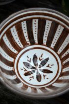 Marockansk skl Chocolate Stripe, 10 cm