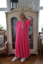 Klnning plisserad, cerise, one size