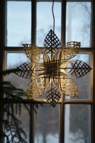 Anna Star vit, 45 cm, PR Home