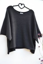 Ponchotrja, svart, one size, Mix By Heart