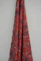 Sarong, "Korallr�d m blommor & fj�rilar"