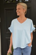 Topp "Lilian, ljusbl�, one size, Mix By Heart