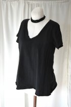 A-formad t-shirt, svart, S/M, Mix By Heart