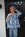 Blus blommig bl/vit, L/XL, Mix By Heart
