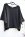 Ponchotrja, svart, one size, Mix By Heart