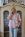 Blus med brodyr, rosa, S/M, Mix By Heart