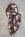 Sjal brun m blomm�nster, Mix By Heart