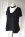 A-formad t-shirt, svart, S/M, Mix By Heart