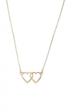 Halsband dubbel hj�rtan, Gemini