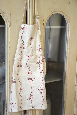 Barnfrklde Rosett Vit/Rd