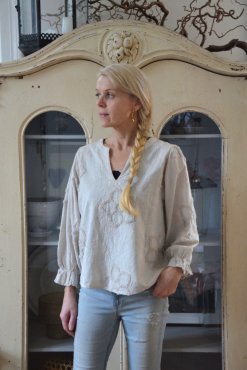 Blus, Melanie beige, S/M, Mix By Heart