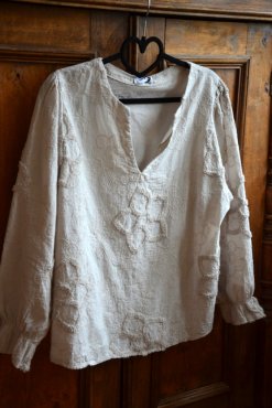 Blus, Melanie beige, S/M, Mix By Heart