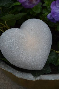 Hj�rta stenlook, batteribelysning