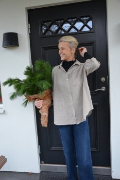 Blus Kelly beige one size, Mix By Heart