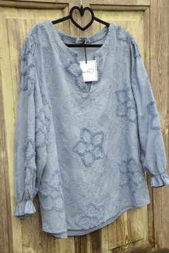 Blus Melanie jeansbl�, S/M, Mix By Heart