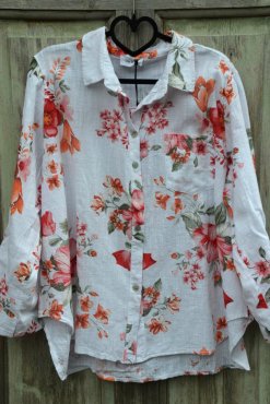 Blus Kelly blommig, one size, Mix By Heart