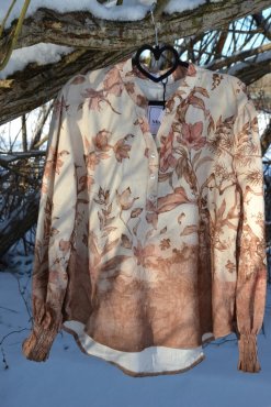 Blus Engla beige, S/M, Mix By Heart