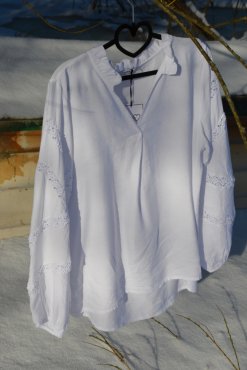 Blus Fiona vit, L/XL, Mix By Heart